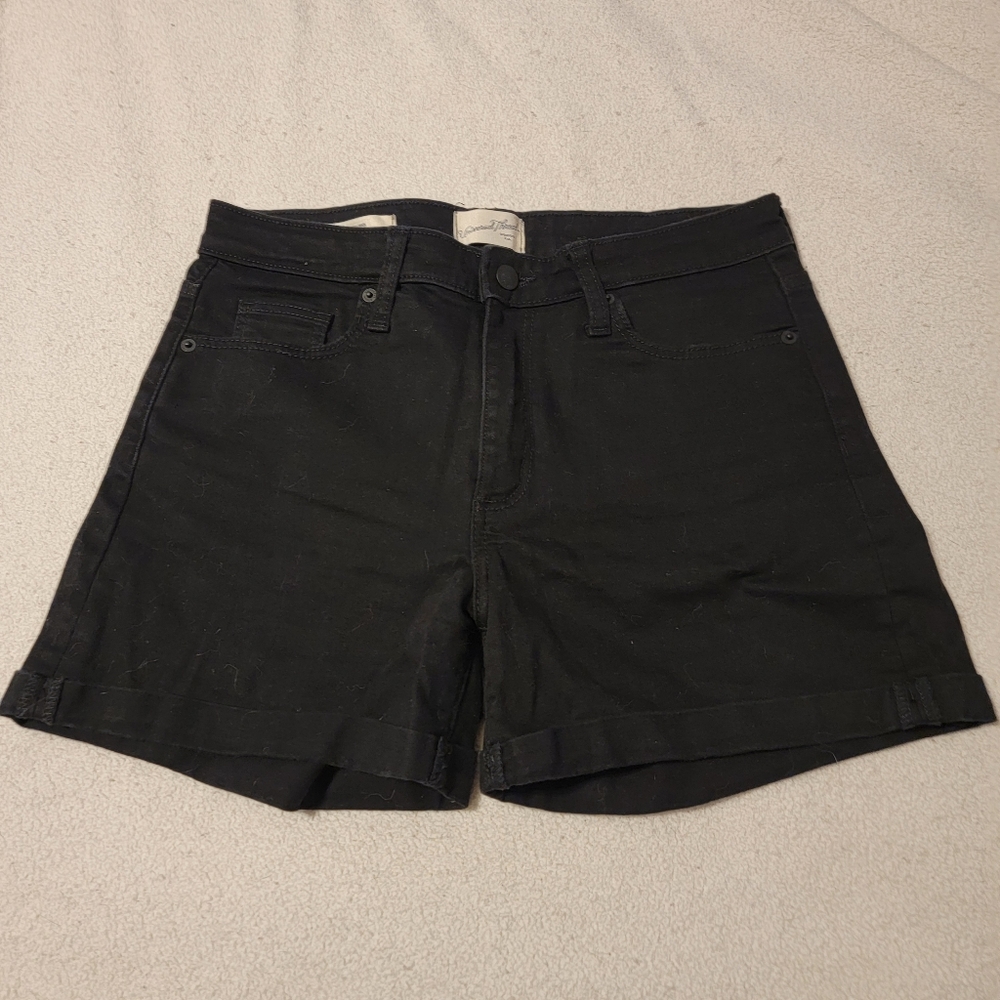 Universal Thread Black High-Rise Jean Shorts